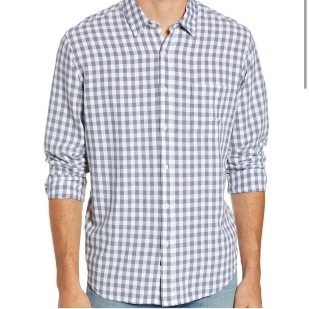 J. Crew Men’s Gingham Button Down Shirt